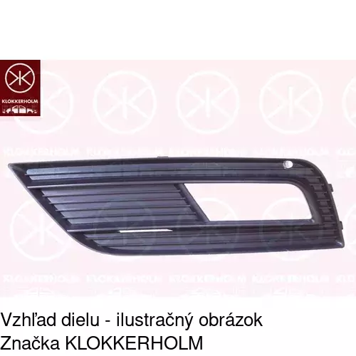 Kryt v nárazníku 13D12712 /POLCAR/