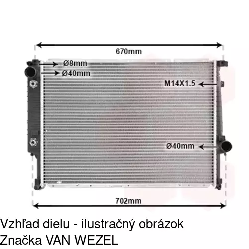 Chladiče vody POLCAR 201508A1 - obr. 3