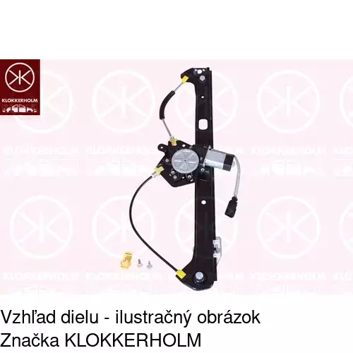 Elektrický mechanizmus okna dverí POLCAR 2050PSE3 - obr. 1