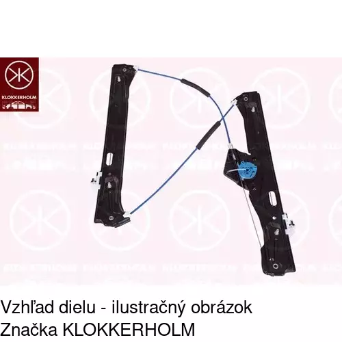 Elektrický mechanizmus okna dverí POLCAR 20D1PSE2E - obr. 2