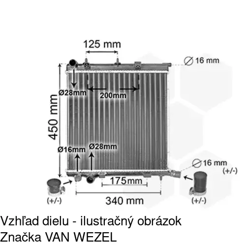 Chladiče vody POLCAR 231508B3 - obr. 5