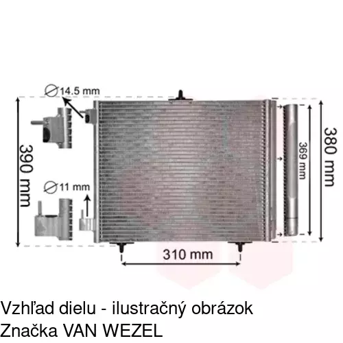 Chladiče klimatizácie POLCAR 2316K8C2 - obr. 5