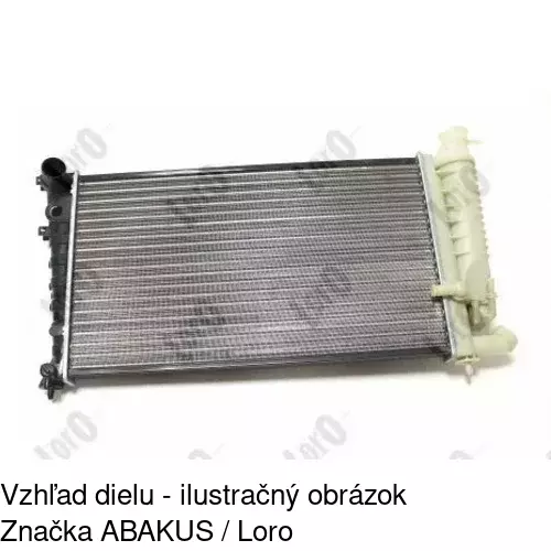 Chladiče vody POLCAR 232408A4 - obr. 1