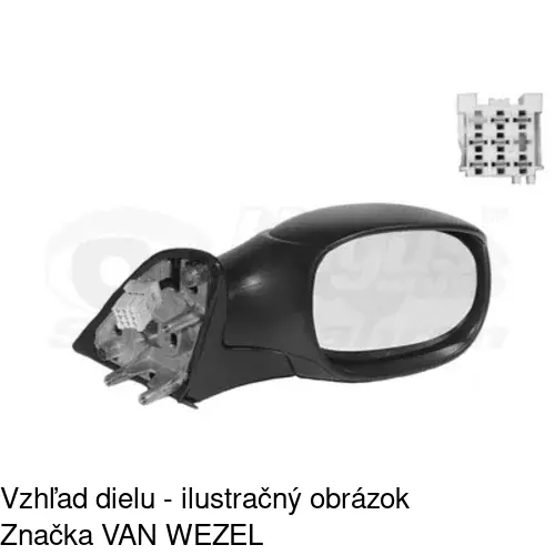 Vonkajšie zrkadlo POLCAR 2327526E - obr. 3