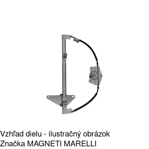 Mechanizmus sťahovania okna elektrický bez motora POLCAR 2329PSG1 - obr. 1