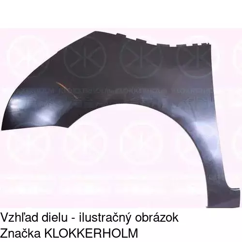 Predný blatník POLCAR 233101-J