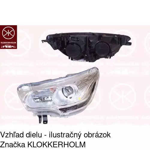 Hlavný reflektor POLCAR 2338101U