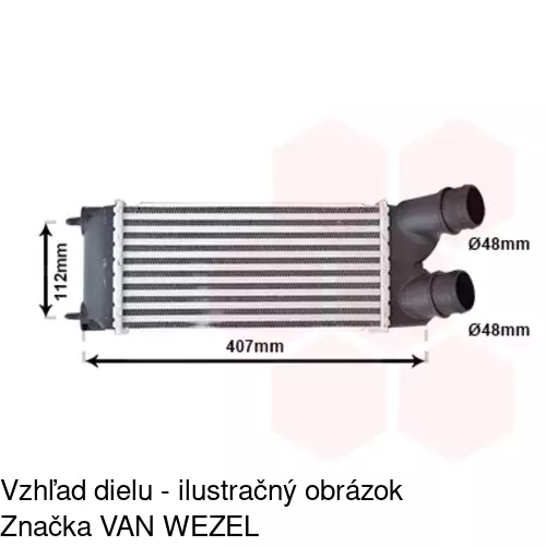 Chladiče vzduchu (Intercoolery) POLCAR 2351J8-2 - obr. 4