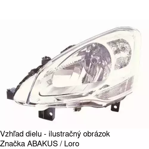 Hlavný reflektor POLCAR 235209-V - obr. 4