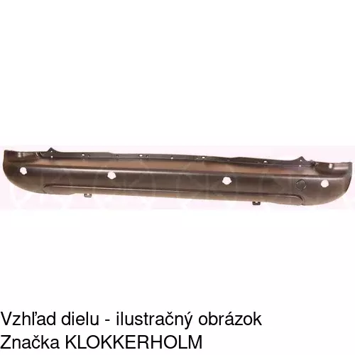 Zadný nárazník 23529612J /POLCAR/