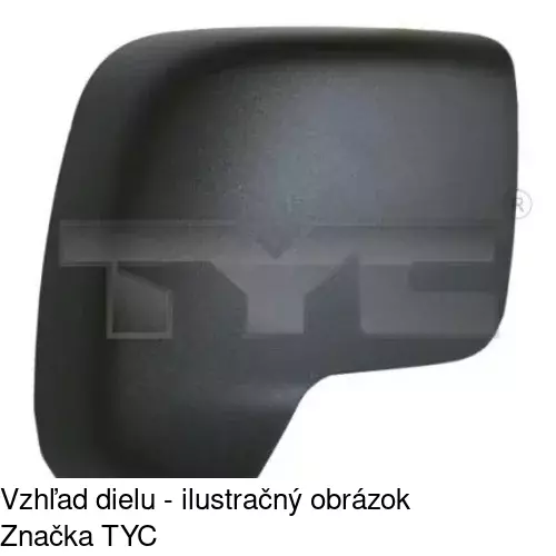 Rám vonkajšieho zrkadla 239154TM /POLCAR/ - obr. 5