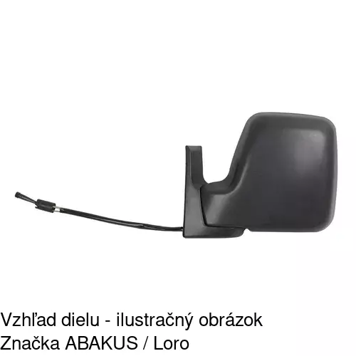 Vonkajšie zrkadlo POLCAR 239552-E