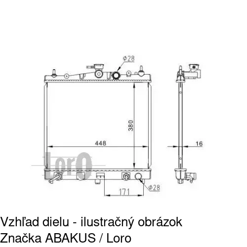 Chladiče vody POLCAR 270708-3 - obr. 1