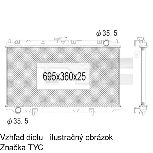 Chladiče vody POLCAR 273208-2