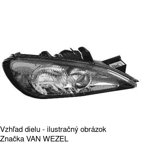 Hlavný reflektor POLCAR 2733091E - obr. 1