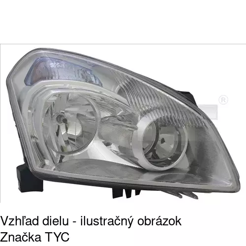 Hlavný reflektor POLCAR 2759100E - obr. 1