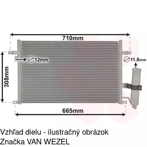 Chladiče klimatizácie 2924K8C1S /POLCAR/ - obr. 4