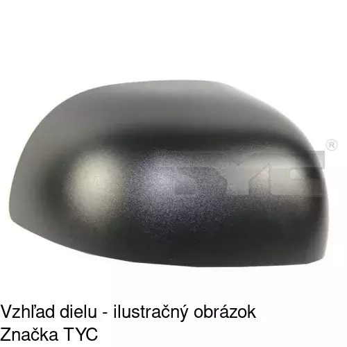 Rám vonkajšieho zrkadla POLCAR 300355T1M - obr. 1