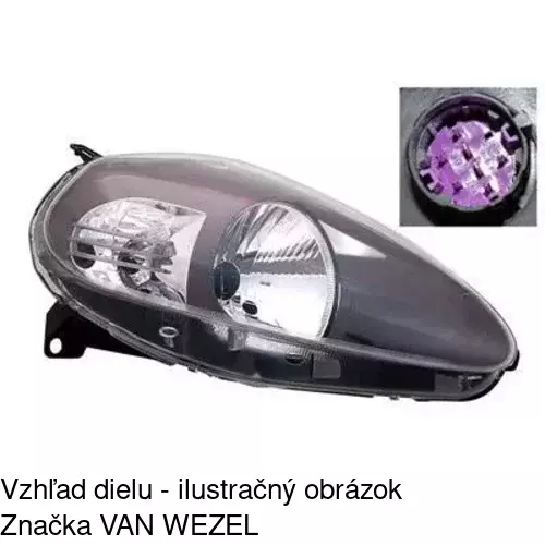 Hlavný reflektor POLCAR 3024105E - obr. 5