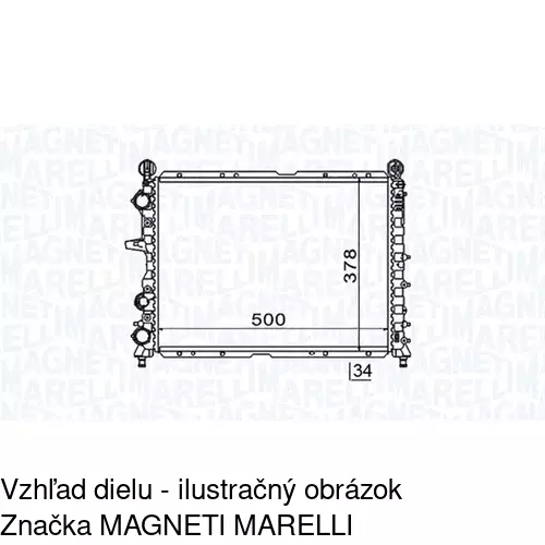 Chladiče vody POLCAR 302608A5 - obr. 1