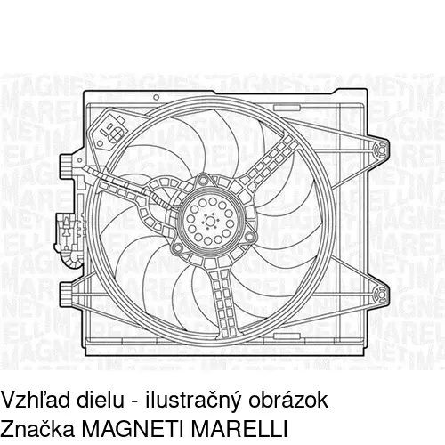 Ventilátor bez krytu / podpery POLCAR 303523U3 - obr. 2