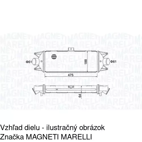 Chladiče vzduchu (Intercoolery) POLCAR 3052J81X - obr. 1