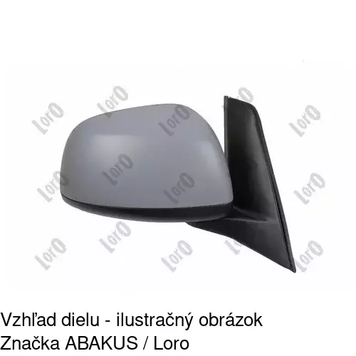 Vonkajšie zrkadlo POLCAR 3075523E - obr. 2