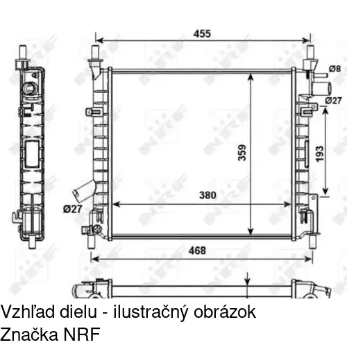 Chladiče vody 320008-3 /POLCAR/ - obr. 1