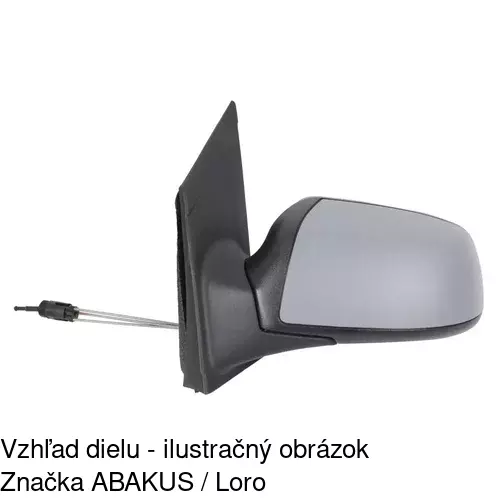 Vonkajšie zrkadlo POLCAR 3202511E - obr. 3