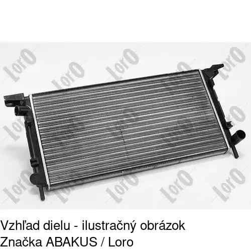 Chladiče vody POLCAR 320408A5