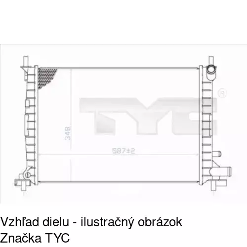 Chladiče vody POLCAR 321008A5