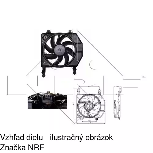 Ventilátor bez krytu / podpery POLCAR 321023U2 - obr. 2