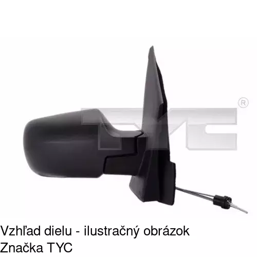 Vonkajšie zrkadlo POLCAR 3212511E - obr. 1