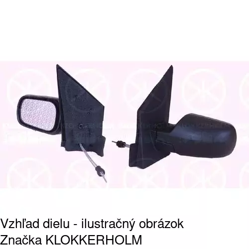 Vonkajšie zrkadlo POLCAR 3212521E - obr. 1