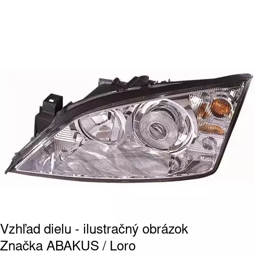 Hlavný reflektor 3218093E /POLCAR/ - obr. 2