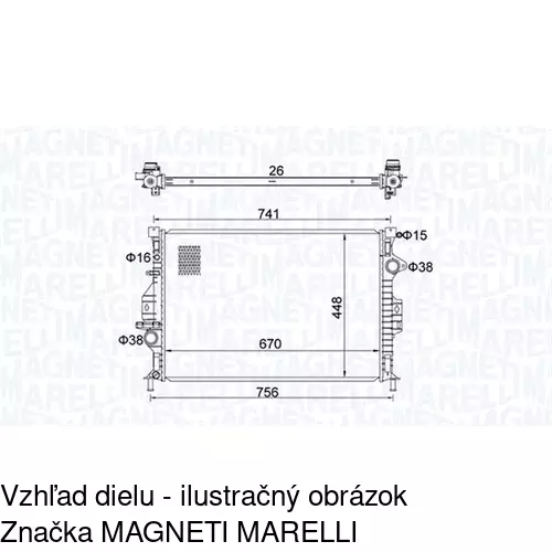 Chladiče vody POLCAR 321908-5 - obr. 1