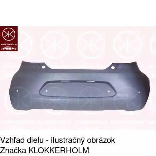 Zadný nárazník POLCAR 323396-1