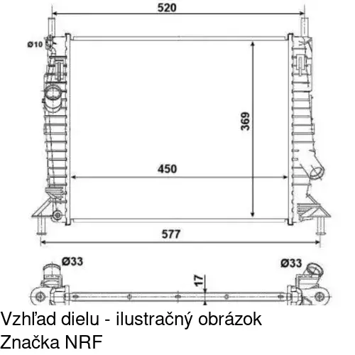 Chladiče vody POLCAR 323508-1 - obr. 1