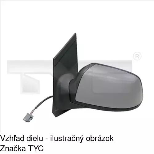 Vonkajšie zrkadlo POLCAR 3235514E