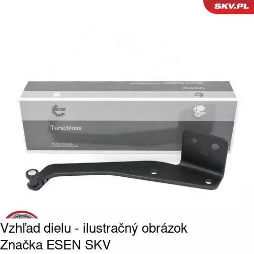 Vozík - kolieska pant posuvných dverí POLCAR 3236Z-73