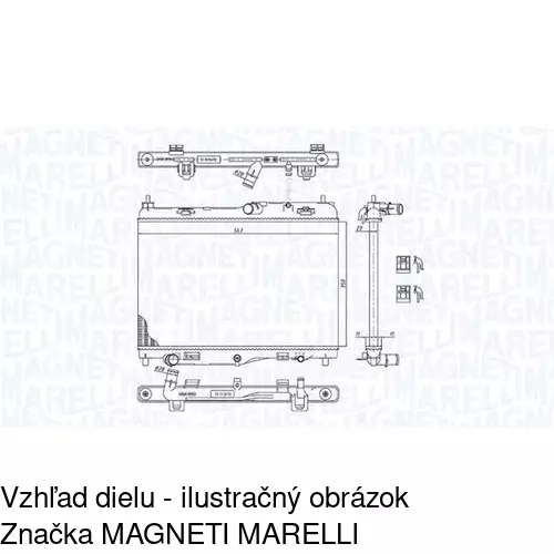 Chladiče vody POLCAR 323808-1