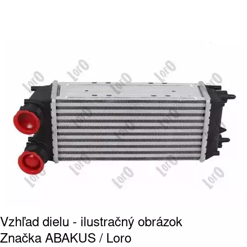 Chladiče vzduchu (Intercoolery) POLCAR 3238J8-2 - obr. 3