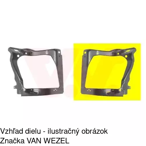 Držiak predného pásu POLCAR 324804-6