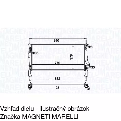 Chladiče vody 324808-2 /POLCAR/