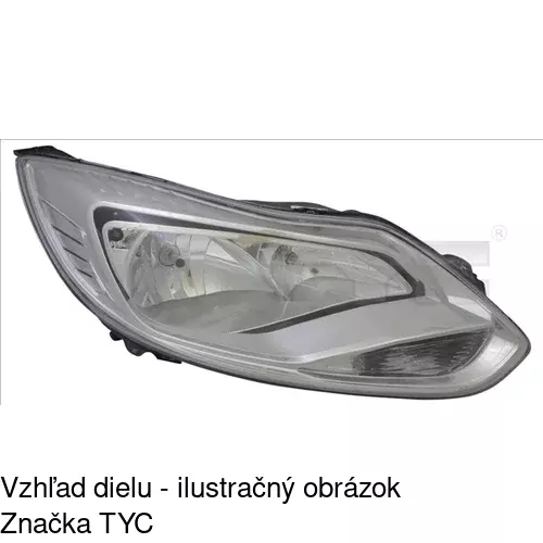 Hlavný reflektor POLCAR 32C110-E