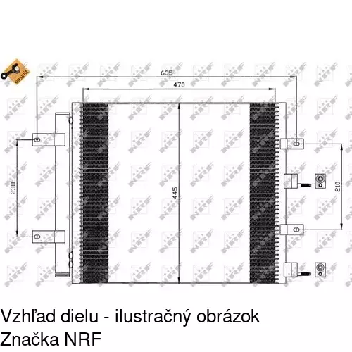 Chladiče klimatizácie POLCAR 3751K8C1