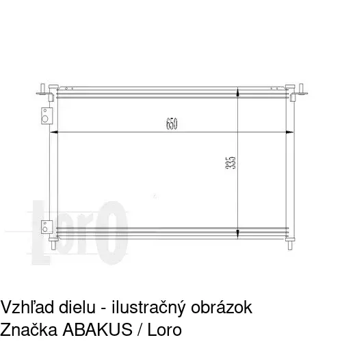 Chladiče klimatizácie POLCAR 3825K8C2 - obr. 1