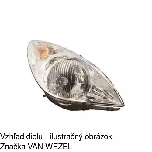 Hlavný reflektor POLCAR 401710-E - obr. 5