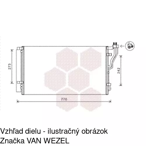 Chladiče klimatizácie POLCAR 4027K8C1 - obr. 2