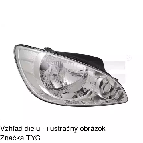 Hlavný reflektor POLCAR 4044091E